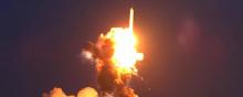 L'explosion de la fusée Antares de la NASA.