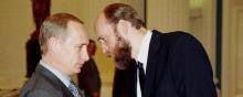 Sergueï Pougatchev et Vladimir Poutine.