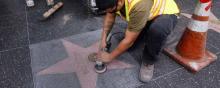 L'étoile de Bill Cosby sur Hollywood Boulevard.
