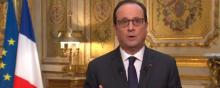 François Hollande lors de ses voeux télévisés le 31.12.2014.