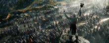 Image de bataille du film "Le Hobbit - La bataille des cinq armées".