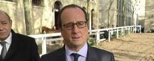 François Hollande annonce la libération de Serge Lazarevic.