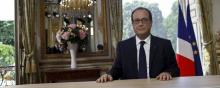 François Hollande à l'Elysée.