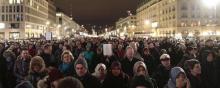 Un rassemblement contre l'islamophobie, mardi 13 janvier à Berlin. 