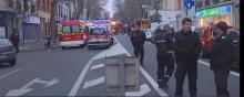 La police et les pompiers sur place après la fusillade de Montrouge.