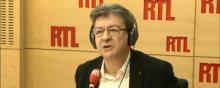 Jean-Luc Mélenchon au micro de RTL, le 14 janvier. 