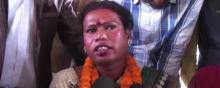 Madhu Bai Kinnar est première transgenre à devenir maire de sa commune. 