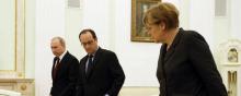 Poutine, Hollande et Merkel à Moscou vendredi 6.