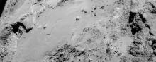 Une photo prise par Rosetta à moins de 10 kilomètres de la comète 67P/Tchourioumov-Guerassimenko.
