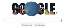 Le Google Doodle dédié à la Journée de la Terre.