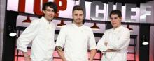 Les trois demi-finalistes de Top Chef 2015.