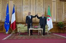 François Hollande et Abdelaziz Bouteflika