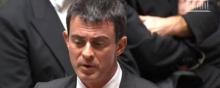 Manuel Valls lors des questions à l'Assemblée nationale le 09.12.14.