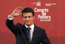 Manuel Valls au congrès du PS de juin 2015.
