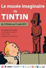 Affiche Le monde imaginaire de Tintin Expo 