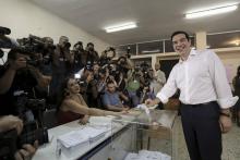 Alexis Tsipras vote Non au référendum du 5 juillet 2015
