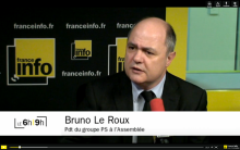 Bruno Le Roux sur France Info.