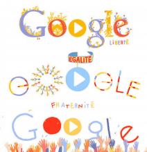 Google Doodle 14 juillet