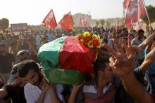 Les funérailles des victimes de l'attentat de Suruç ont débuté mardi 21 juillet.