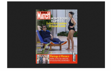 La couverture de "Paris Match" du 30 juillet 2015.