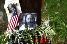 Un mémorial improvisé à la mémoire de Sam DuBose, abattu le 19 juillet par un policier blanc.