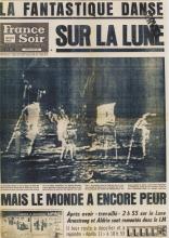 Une FranceSoir 22.07.1969 Lune Apollo XI