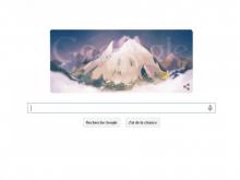 Google Doodle Mont Blanc