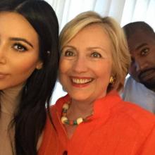 Kim Kardashian et Hilary Clinton.