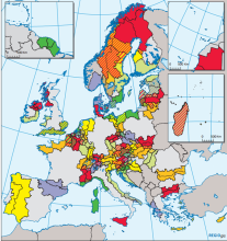 Europe Carte Interreg
