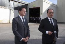 François Hollande Manuel Valls Vesoul 14.09.2015