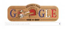 Le Google Doodle de ce dimanche rend hommage à la baguette de pain.