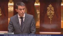 Manuel Valls à l'Assemblée Nationale.