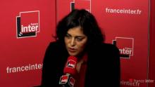 Myriam El Khomri au micro de France Inter.