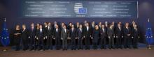Les dirigeants de 27 pays européens réunis à Bruxelles.