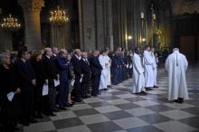 Une messe d'hommage s'est déroulée dimanche soir en la cathédrale Notre-Dame de Paris dimanche 15 en hommage aux victimes.