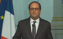 Attentats Paris 13 nov 2015 François Hollande