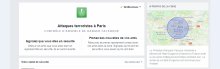 Attentats Paris 13 nov 2015 Facebook Alerte