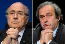 Blatter Platini buste mains jointes