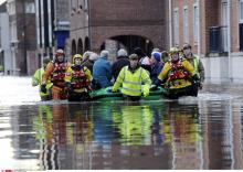 Des inondations en Angleterre.