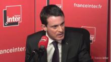 Manuel Valls sur France Inter.