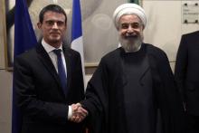 Hassan Rohani et Manuel Valls 28.01.2016