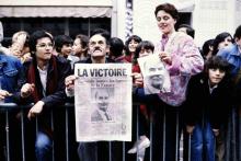 Au lendemain de la victoire de François Mitterrand.