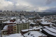 Istanbul sous la neige