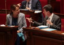 Ségolène Royal et Manuel Valls.