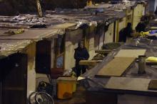 Campement Roms évacuation Paris 03.02.2016