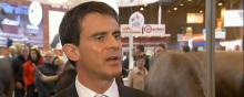 Manuel Valls au Salon de l'Agriculture.