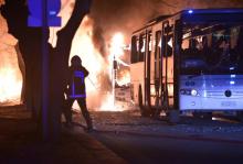 Un attentat à la voiture piégée à Ankara en Turquie.