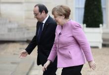 Angela Merkel et François Hollande 4.03.2016