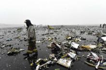 Le crash d'un avion en Russie.