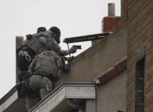 La Police belge pénètre dans une habitation où elle suspéctait que se trouve Salah Abdeslam